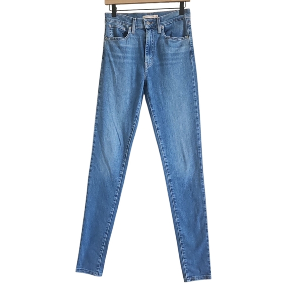 LEVI'S PREMIUM MILE HIGH SUPER SKINNY JEANS - Picture 3 of 10